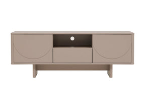 Ella 59" TV Stand in Mocha by Manhattan Comfort at Eve Furniture