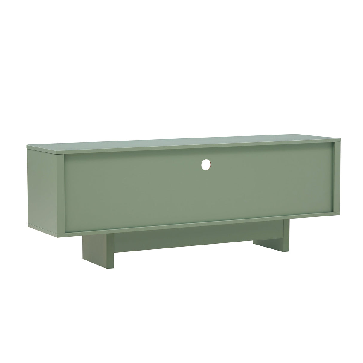 Ella 59" TV Stand in Sage Green by Manhattan Comfort at Eve Furniture