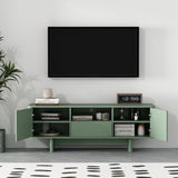 Ella 59" TV Stand in Sage Green by Manhattan Comfort at Eve Furniture