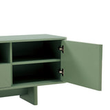 Ella 59" TV Stand in Sage Green by Manhattan Comfort at Eve Furniture