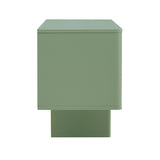 Ella 59" TV Stand in Sage Green by Manhattan Comfort at Eve Furniture