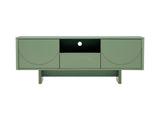 Ella 59" TV Stand in Sage Green by Manhattan Comfort at Eve Furniture