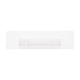 Ella 59" TV Stand in White by Manhattan Comfort at Eve Furniture