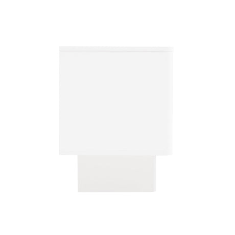 Ella 59" TV Stand in White by Manhattan Comfort at Eve Furniture