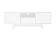 Ella 59" TV Stand in White by Manhattan Comfort at Eve Furniture