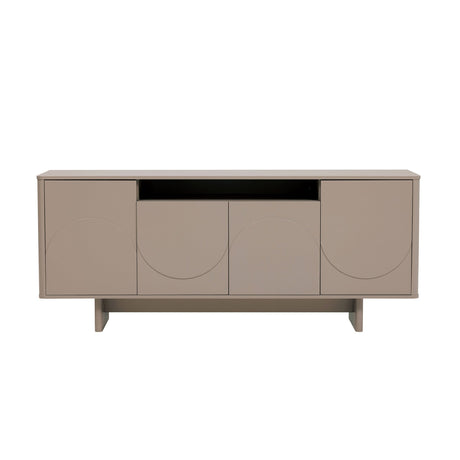 Ella 70.86" Sideboard in Mocha by Manhattan Comfort at Eve Furniture