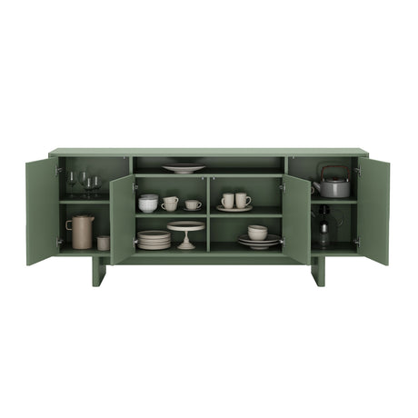 Ella 70.86" Sideboard in Sage Green by Manhattan Comfort at Eve Furniture