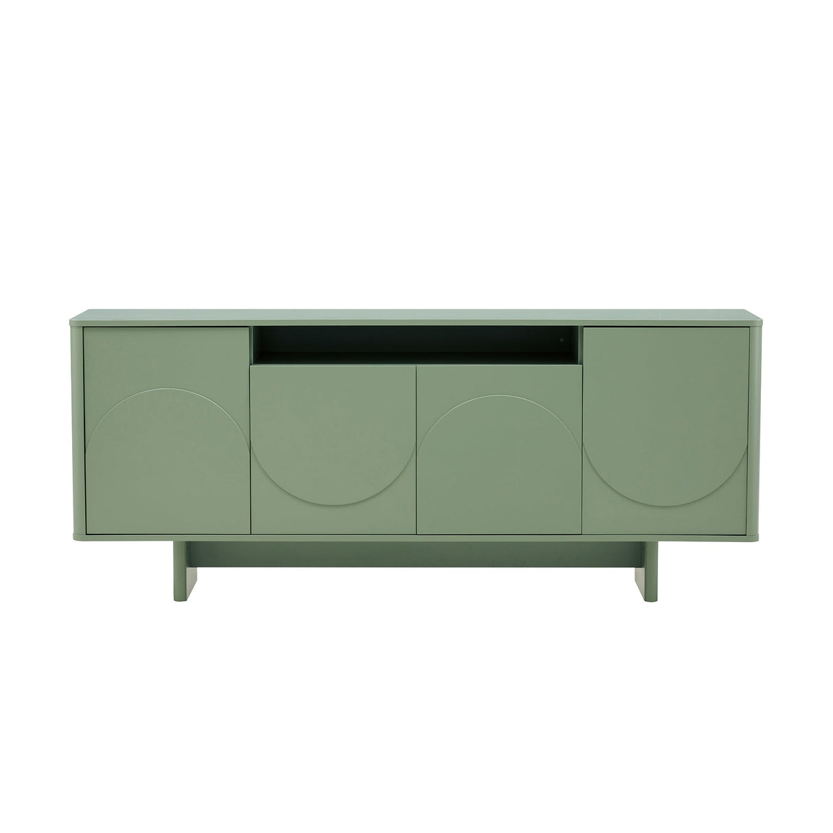 Ella 70.86" Sideboard in Sage Green by Manhattan Comfort at Eve Furniture