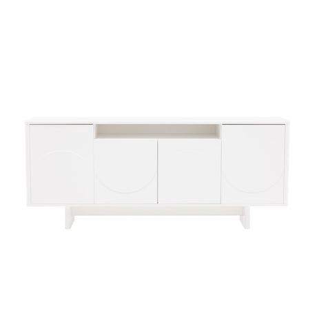 Ella 70.86" Sideboard in White by Manhattan Comfort at Eve Furniture