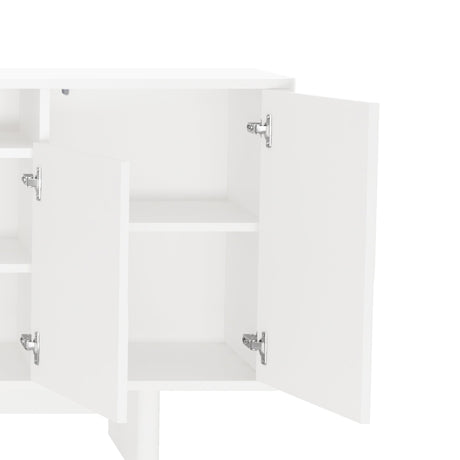 Ella 70.86" Sideboard in White by Manhattan Comfort at Eve Furniture