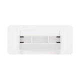 Ella 78.7" Dining Table in White by Manhattan Comfort at Eve Furniture