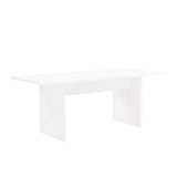 Ella 78.7" Dining Table in White by Manhattan Comfort at Eve Furniture