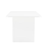 Ella 78.7" Dining Table in White by Manhattan Comfort at Eve Furniture