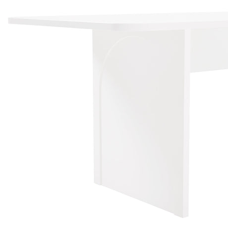 Ella 78.7" Dining Table in White by Manhattan Comfort at Eve Furniture