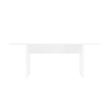 Ella 78.7" Dining Table in White by Manhattan Comfort at Eve Furniture