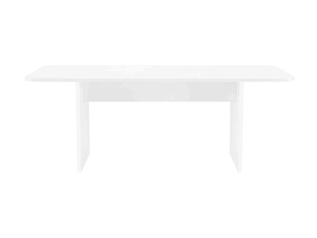 Ella 78.7" Dining Table in White by Manhattan Comfort at Eve Furniture