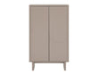 Ella Accent Cabinet in Mocha by Manhattan Comfort at Eve Furniture