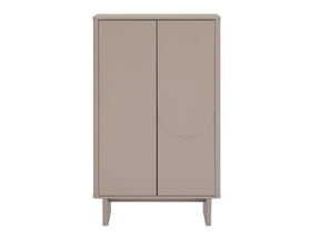 Ella Accent Cabinet in Mocha by Manhattan Comfort at Eve Furniture