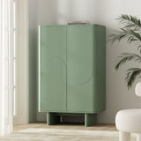 Ella Accent Cabinet in Sage Green by Manhattan Comfort at Eve Furniture