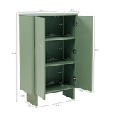 Ella Accent Cabinet in Sage Green by Manhattan Comfort at Eve Furniture