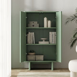 Ella Accent Cabinet in Sage Green by Manhattan Comfort at Eve Furniture