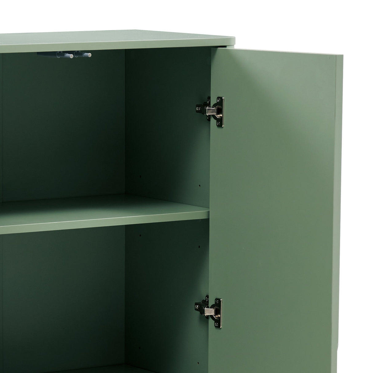 Ella Accent Cabinet in Sage Green by Manhattan Comfort at Eve Furniture