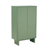 Ella Accent Cabinet in Sage Green by Manhattan Comfort at Eve Furniture