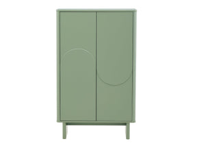 Ella Accent Cabinet in Sage Green by Manhattan Comfort at Eve Furniture