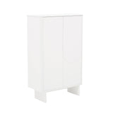Ella Accent Cabinet in White by Manhattan Comfort at Eve Furniture