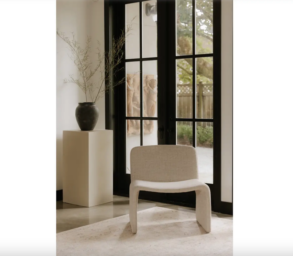 Ella Accent Chair Heather Beige by Moe's Home at Eve Furniture
