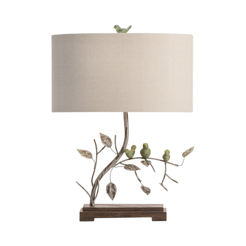 Ella Beige/Brown Table Lamp by Crestview at Eve Furniture