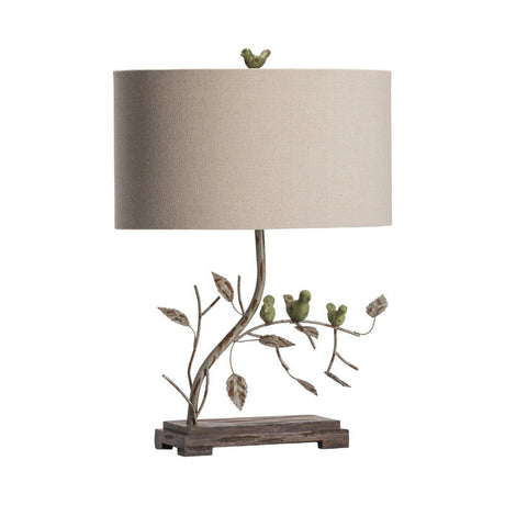 Ella Beige/Brown Table Lamp by Crestview at Eve Furniture