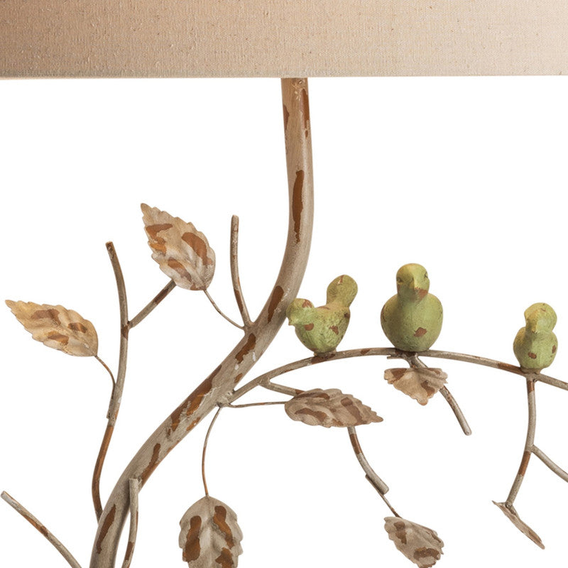 Ella Beige/Brown Table Lamp by Crestview at Eve Furniture