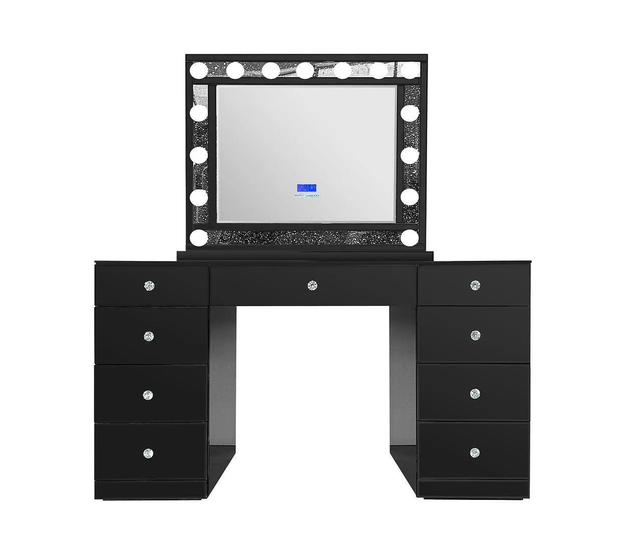 Ella Black Vanity Set by New Era Innovations at Eve Furniture