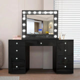 Ella Black Vanity Set by New Era Innovations at Eve Furniture