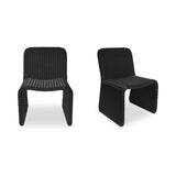 Ella Charcoal Outdoor Dining Chair (Set of 2) by Moe's Home at Eve Furniture