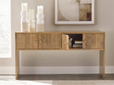 Ella Grove Rich Brown Console by ASHLEY FURNITURE at Eve Furniture