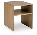 Ella Grove Rich Brown End Table by Ashley at Eve Furniture