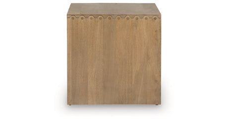 Ella Grove Rich Brown End Table by Ashley at Eve Furniture