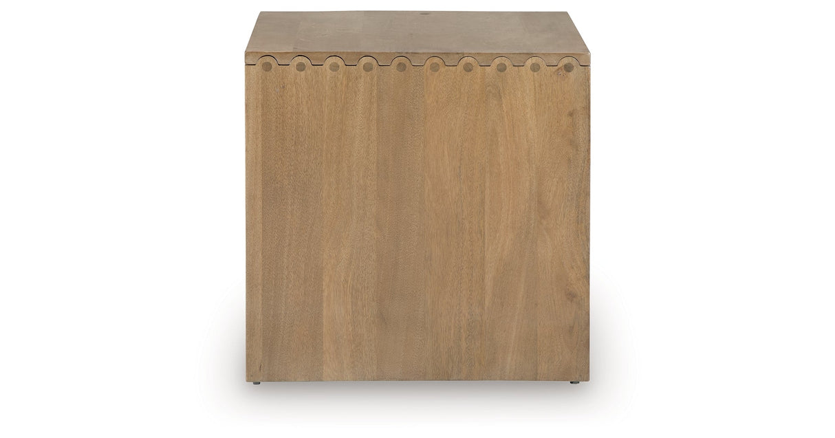 Ella Grove Rich Brown End Table by ASHLEY FURNITURE at Eve Furniture