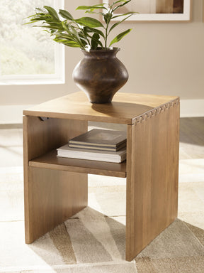 Ella Grove Rich Brown End Table by ASHLEY FURNITURE at Eve Furniture