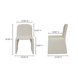 Ella Heather Beige Dining Chair by MOES at Eve Furniture