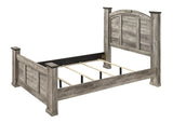Ella-Mae Beige and Brown Poster Bedroom Set by Crown Mark at Eve Furniture