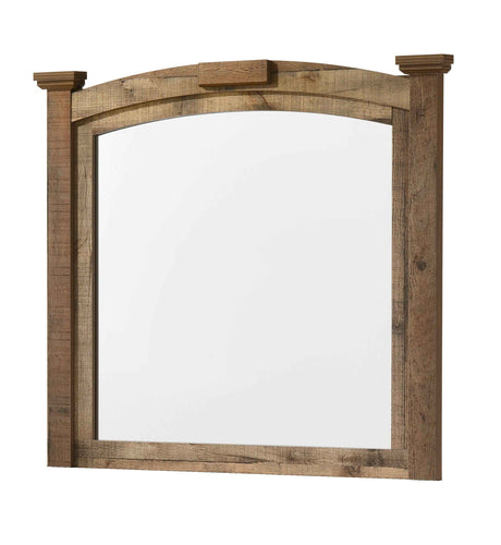 Ella-Mae Reclaimed Natural Bedroom Set by Crown Mark at Eve Furniture
