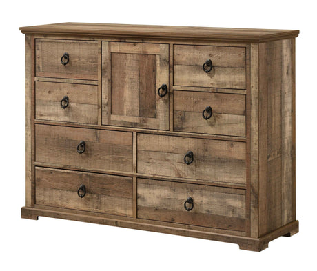 Ella-Mae Reclaimed Natural Dresser by Crown Mark at Eve Furniture