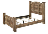 Ella-Mae Reclaimed Natural King Bed by Crown Mark at Eve Furniture