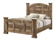 Ella-Mae Reclaimed Natural King Bed by Crown Mark at Eve Furniture