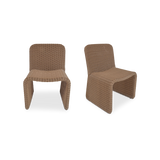 Ella Natural Outdoor Dining Chair (Set of 2) by MOES at Eve Furniture
