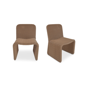 Ella Natural Outdoor Dining Chair (Set of 2) by MOES at Eve Furniture