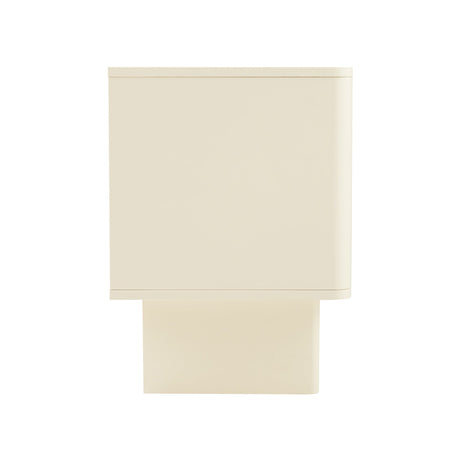 Ella Nightstand in Cream by Manhattan Comfort at Eve Furniture